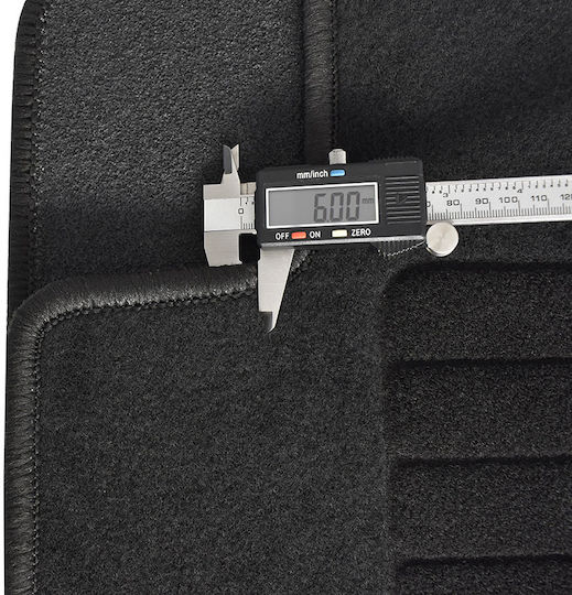 Rigum Set of Front and Rear Mats 4pcs for Volkswagen T-Roc Audi Q2 Black