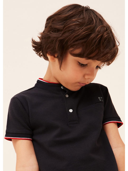 Mayoral Kids Polo Short Sleeve Gray