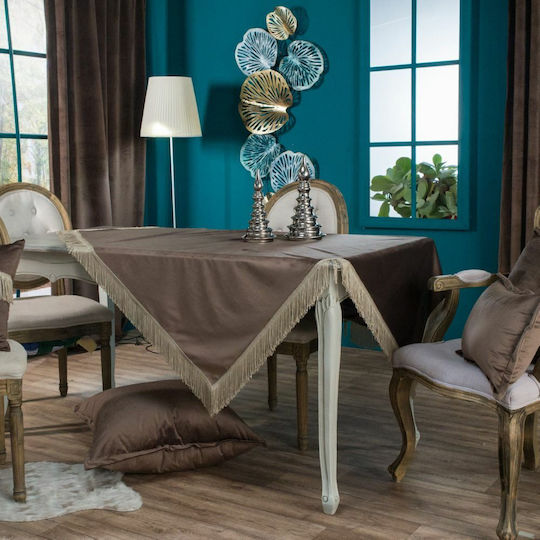 Teoran Runner Velvet cu franjuri 03 40x160cm