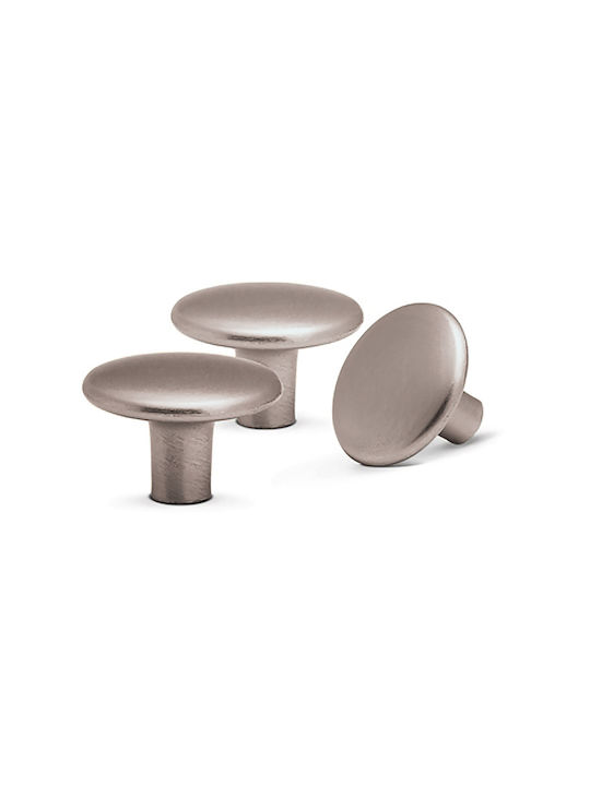 Conset C687 Knob Furniture made of Metallic Nickel Matt 30mm (Center Distance 20mm) C687-30S05S05 1pcs