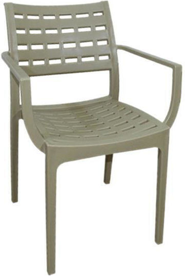 Καρέκλα Cafe Μπεζ 45x49x83εκ.
