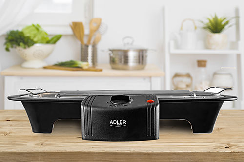 Adler AD-6602 With Legs Electric Grill Grill 2000W with Adjustable Thermostat 37.5cmx21.5cmcm
