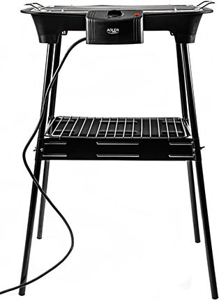 Adler AD-6602 With Legs Electric Grill Grill 2000W with Adjustable Thermostat 37.5cmx21.5cmcm