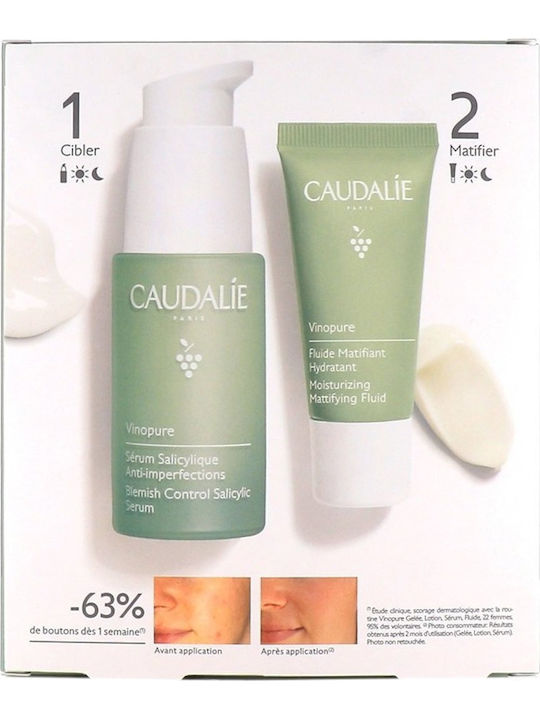 Caudalie Vinopure Duo Anti-Imperfections Hautpflegeset für Akne