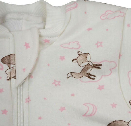 Bebe Stars Winter Schlafsack mit Füßen Fox 3 Tog White