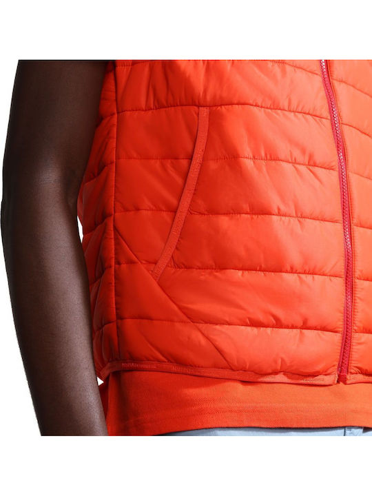 Acalmar Sleeveless Jacket Orange