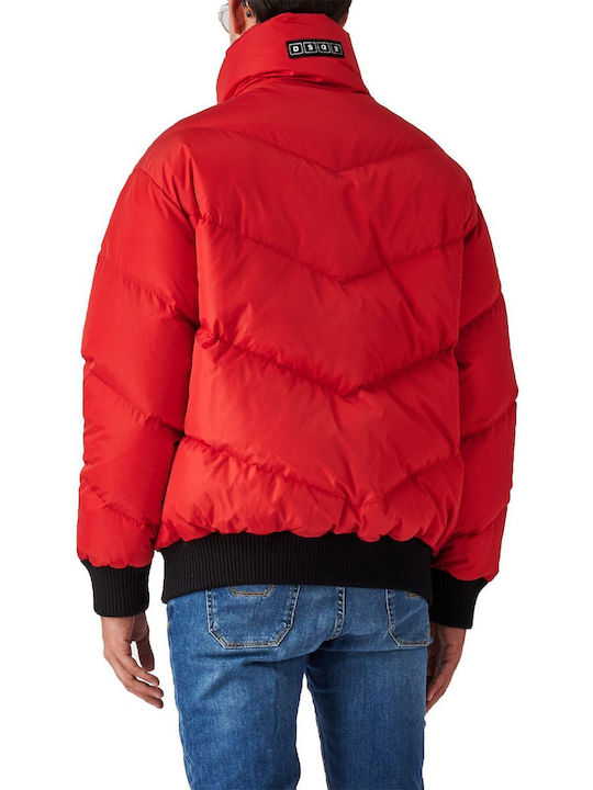 Dsquared2 Herren Winter Jacke Puffer Rot