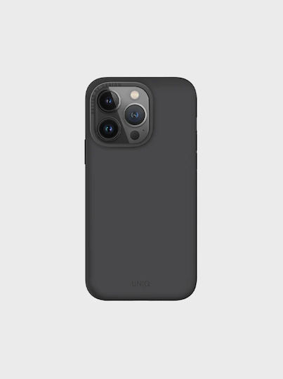 Uniq Lino Hue Magclick Back Cover Silicone Charcoal Grey (iPhone 14 Pro)