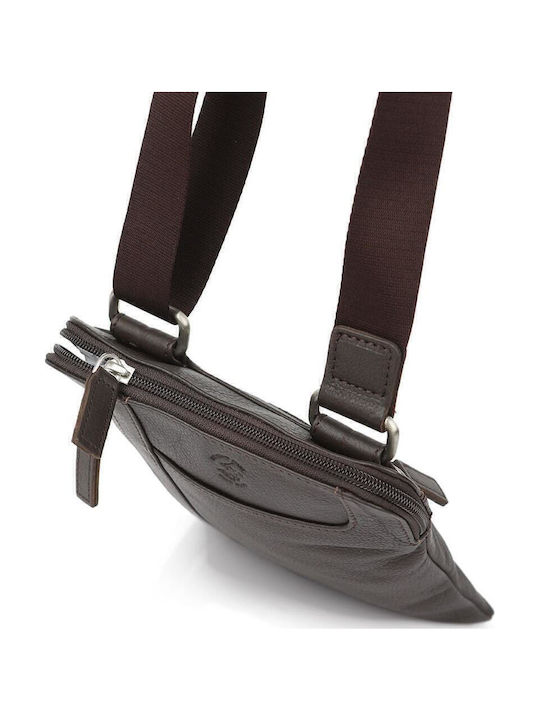 Leather Men's Bag Shoulder / Crossbody Brown