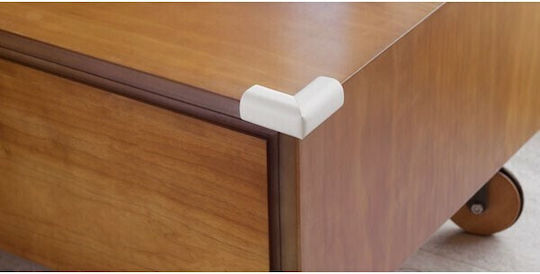 Inofix Protection Corner with Sticker made of Plastic in White Color 4pcs