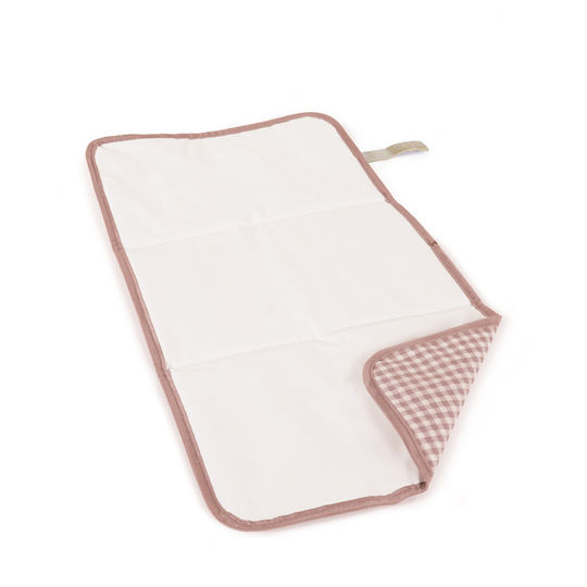 Walking Mum Portable Changing Pad I Love Vichy made of Fabric Pink 33x66cm