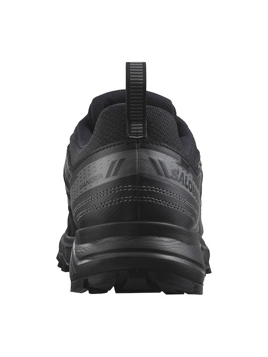 Wander GTX Ανδρικά Αθλητικά Παπούτσια Trail Running Μαύρα Αδιάβροχα με Μεμβράνη Gore-Tex