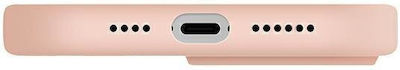 Uniq Lino Hue Magclick Coperta din spate Silicon Blush Pink (iPhone 14 Pro Max) UNIQ-IP6.7PM(2022)-LINOHMPNK