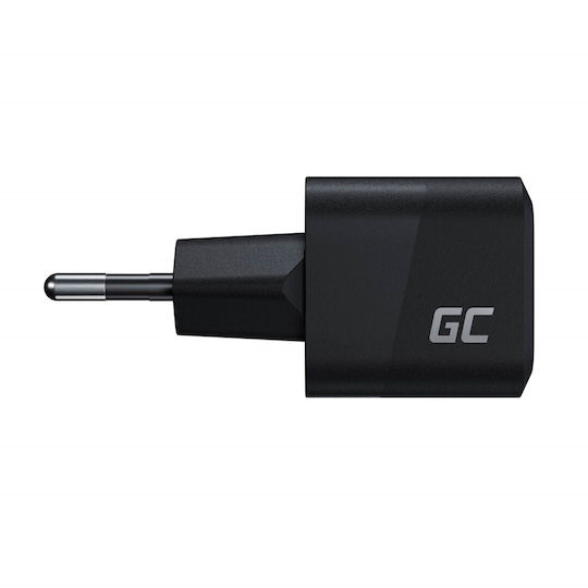 Green Cell Green Cell GaN Wireless Charger with USB-C Port 33W Power Delivery and Quick Charge 3.0 Black