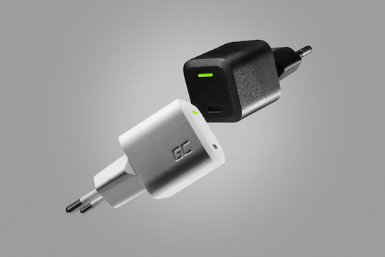 Green Cell Green Cell GaN Wireless Charger with USB-C Port 33W Power Delivery and Quick Charge 3.0 Black