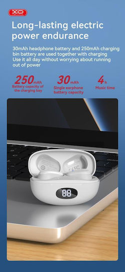 XO X19 In ear Bluetooth хендсфри Слушалки с Кутийка за Зареждане Черен