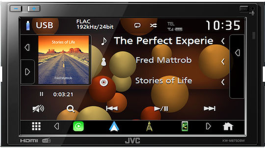 JVC Car Audio System 2DIN (Bluetooth/USB) with Touch Screen 6.8"
