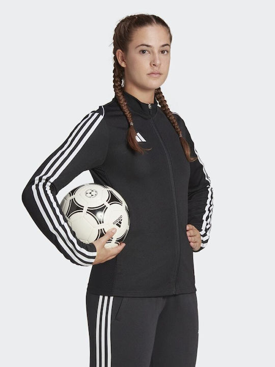 Tiro 23 League Women's Cardigan with Zipper Black