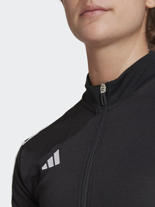 Tiro 23 League Women's Cardigan with Zipper Black
