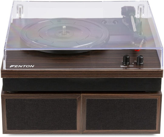 Fenton RP165D 102.155 Πικάπ με Προενίσχυση και Ενσωματωμένα Ηχεία Καφέ
