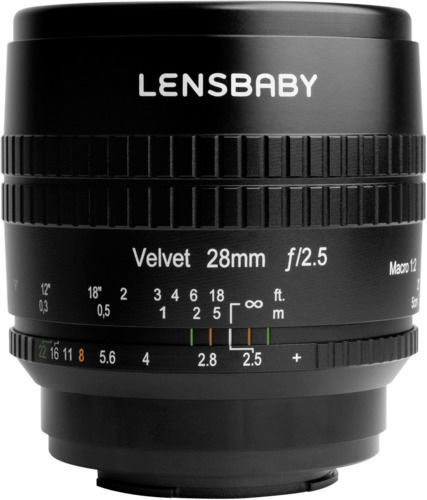 Lensbaby Пълен кадър Фотообектив Composer Pro II with Sweet 50 Optic Стандартен / Преместване по наклон за Канон РФ Монтаж Черен