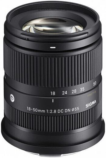 Sigma Crop Camera Lens 18-50mm F/2.8 DC DN Standard Zoom for Sony E Mount Black