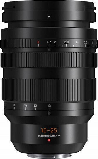 Panasonic Crop Φωτογραφικός Φακός Leica DG Vario-Summilux 10-25mm f/1.7 Asph Wide Angle για Micro Four Thirds (MFT) Mount Μαύρος