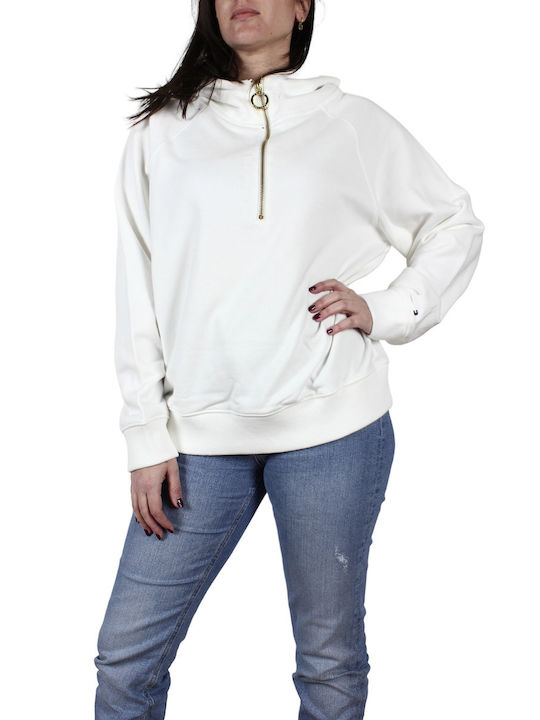 Tommy Hilfiger Women's Hooded Sweatshirt White