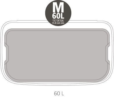 Brabantia Кошче За Боклук От Неръждаема Стомана Тласък Matt Steel 60л