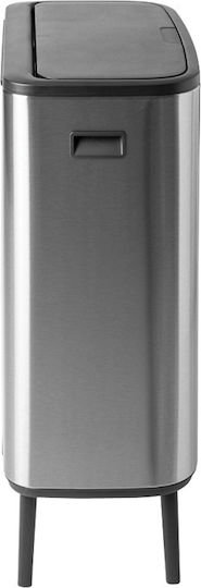 Brabantia Кошче За Боклук От Неръждаема Стомана Тласък Matt Steel 60л