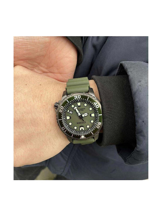 Citizen Promaster Ρολόι Eco - Drive με Καουτσούκ Λουράκι Citizen Promaster Ρολόι Eco - Drive με Καουτσούκ Λουράκι