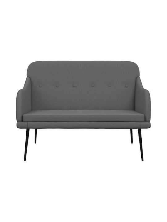 Canapea Cu Două Locuri Gri Închis 110x76x80cm