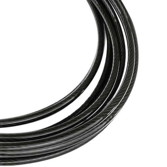 Athlopaidia Adjustable Jump Rope with Ball Bearings Black 3m