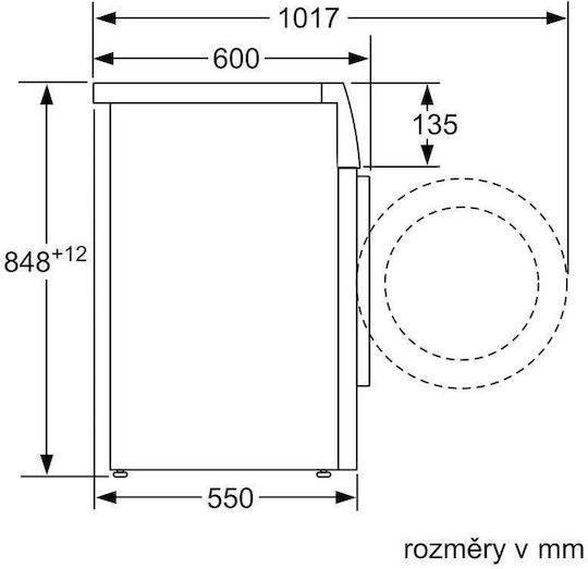 Bosch Πλυντήριο Ρούχων 8kg 1200 Στροφών WAN24292BY