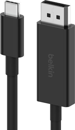 Belkin Cablu Video USB-C Masculin - DisplayPort Negru 1.4m AVC014BT2MBK
