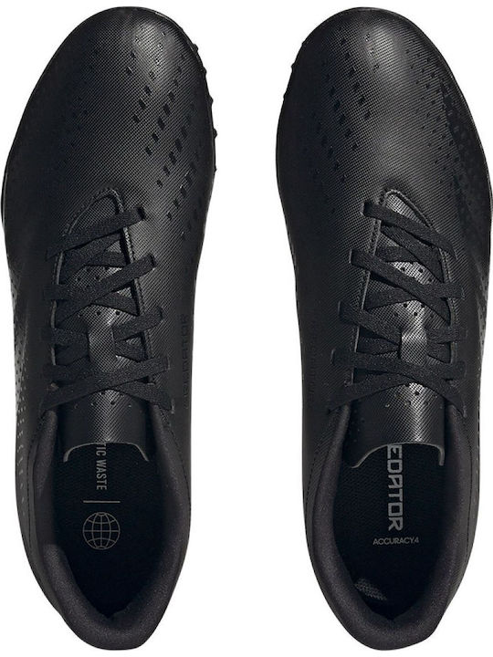 adidas Predator Accuracy.4 Football Shoes with Molded Cleats Core Black / Cloud White