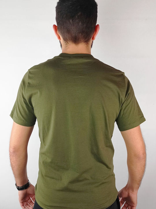 Replay Herren T-Shirt Kurzarm Khaki