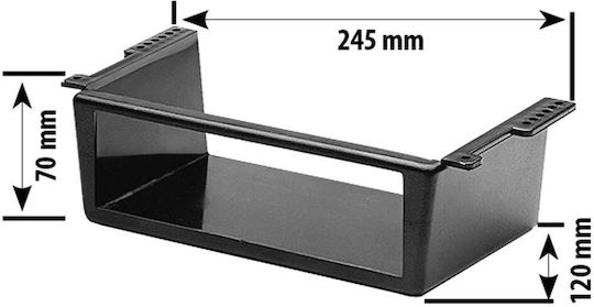 Phonocar DIN Fascia Panels 1 Din Universal