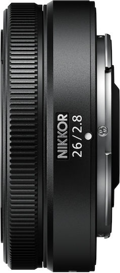 Nikon Full Frame Φωτογραφικός Φακός Nikkor Z 26mm f/2.8 Pancake για Nikon Z Mount Μαύρος