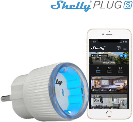 Shelly PLUG S Inteligent Un singur soclu