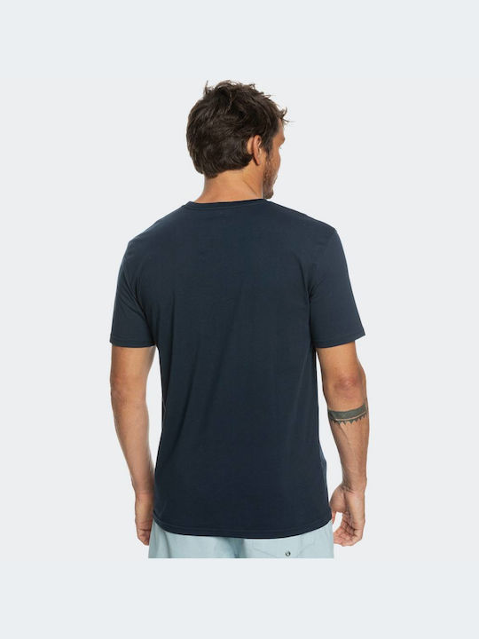 Quiksilver Herren T-Shirt Kurzarm Marineblau