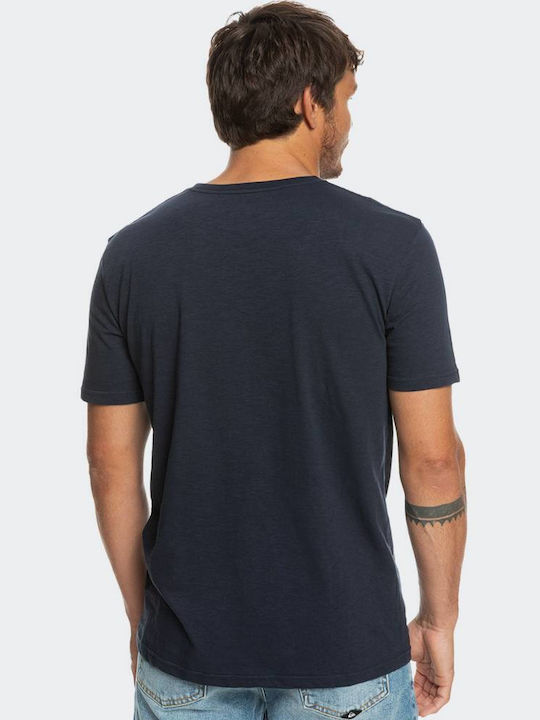 Quiksilver Herren T-Shirt Kurzarm Marineblau