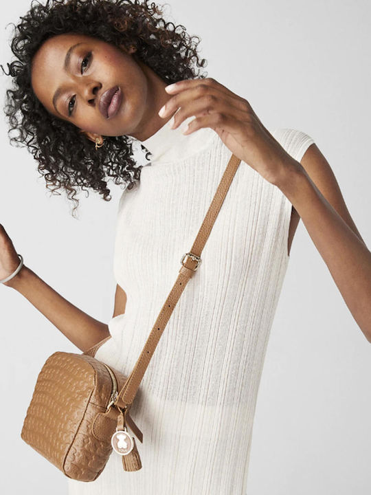 Bandolera Sherton Rojo Leather Women's Bag Crossbody Beige