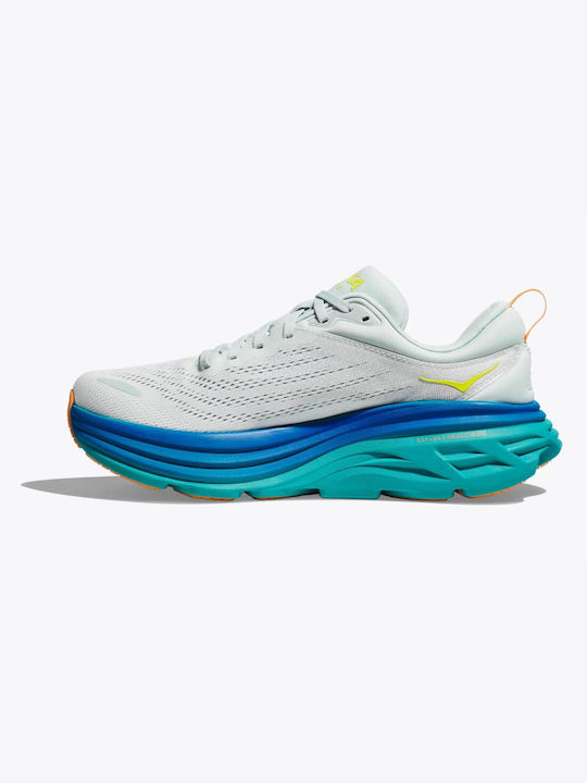 Hoka Bondi 8 Bărbați Pantofi sport Alergare Albe