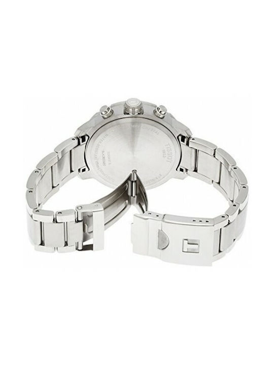 Tissot Watch Chronograph Battery with Silver Metal Bracelet