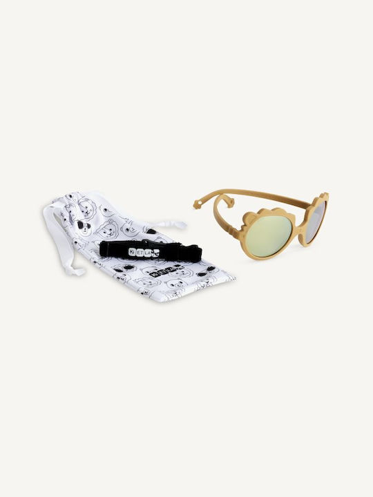 KiETLA Lion Unbreakable Kids Sunglasses with Mirror Lens Honey for 2-4 Years