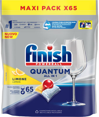 in Finish Λεμόνι Quantum Powerball Dishwasher Pods All 65 1