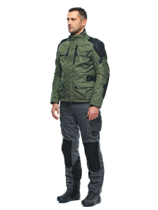 Dainese Ladakh 3L Ανδρικό Μπουφάν Μηχανής 4 Εποχών Αδιάβροχο Army Green / Black