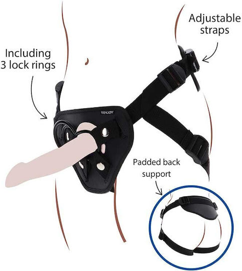 Get Real Harness 28.5cm σε Μαύρο Χρώμα