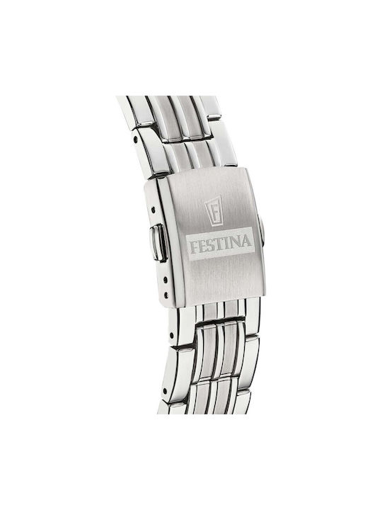 Festina Uhr Batterie mit Silber Metallarmband